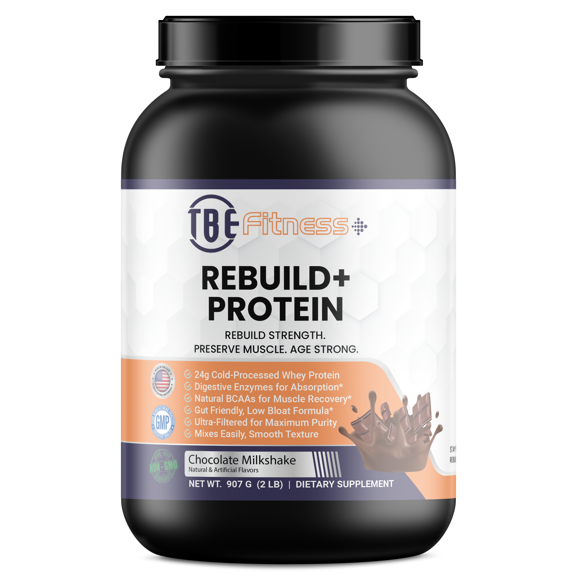 Rebuild+ Protein Chocolate Milkshake