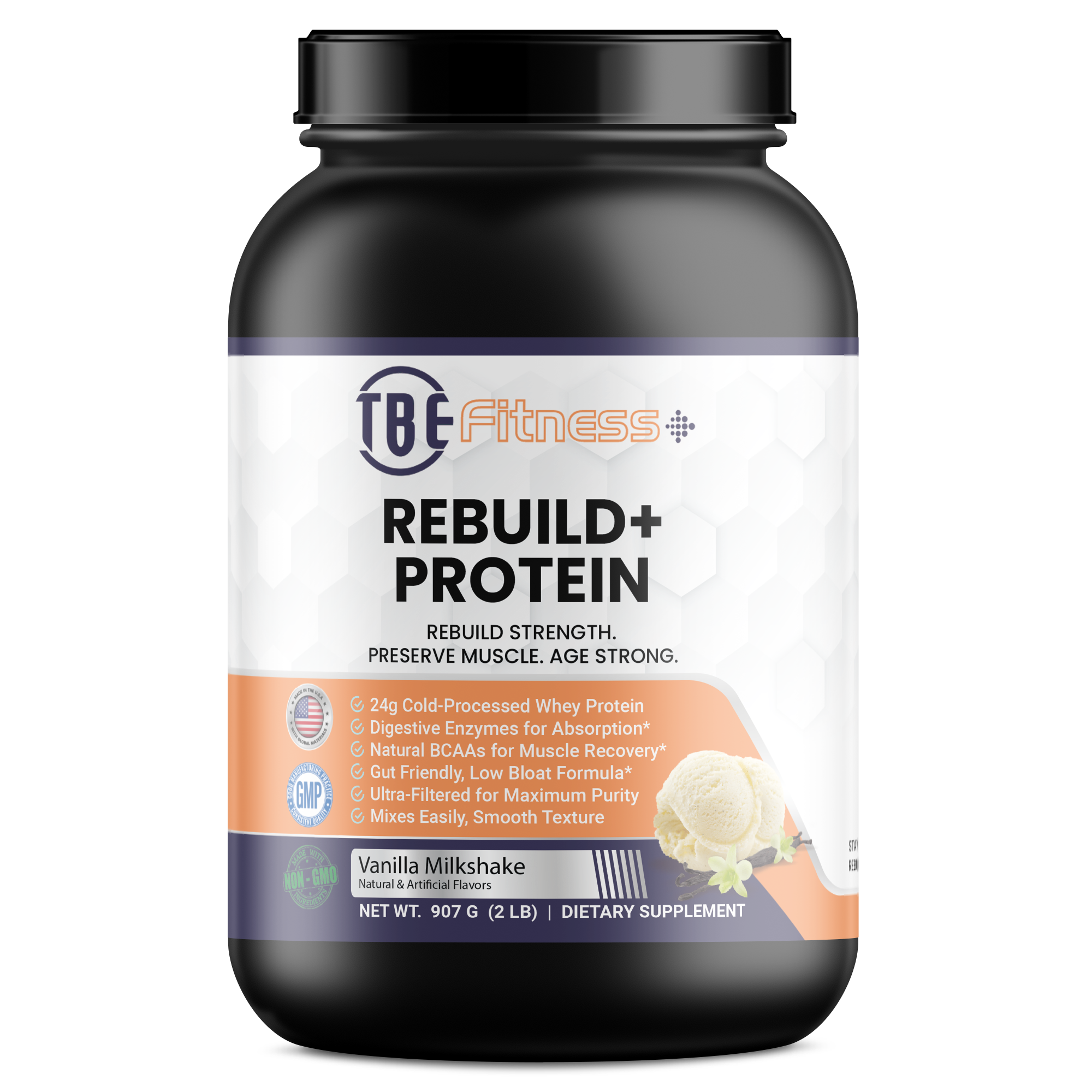 Rebuild+ Protein Vanilla Milkshake